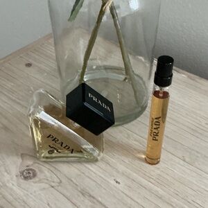 Prada Fragrance Duo with Black and Gold Accents